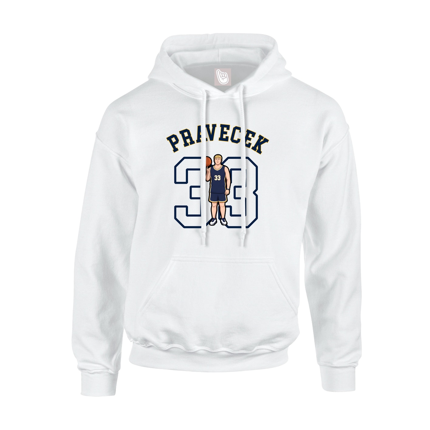 Youth Hoodie — Shirsey Arch in White