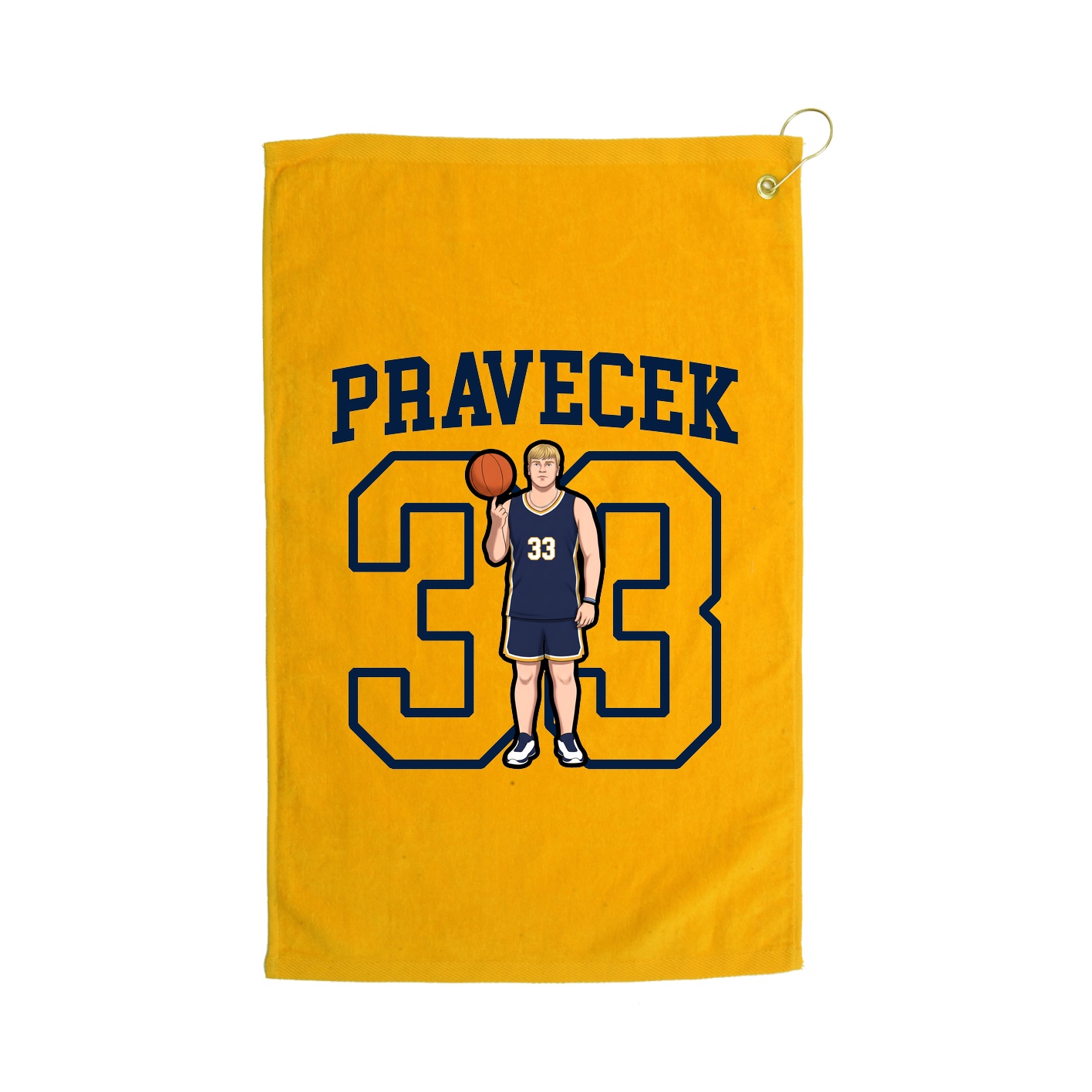 Golf Towel — Shirsey in Gold