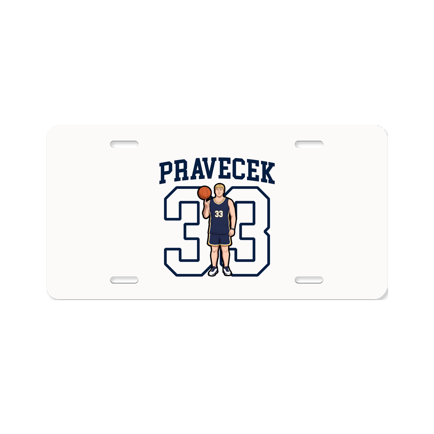 License Plate — Shirsey in Classic