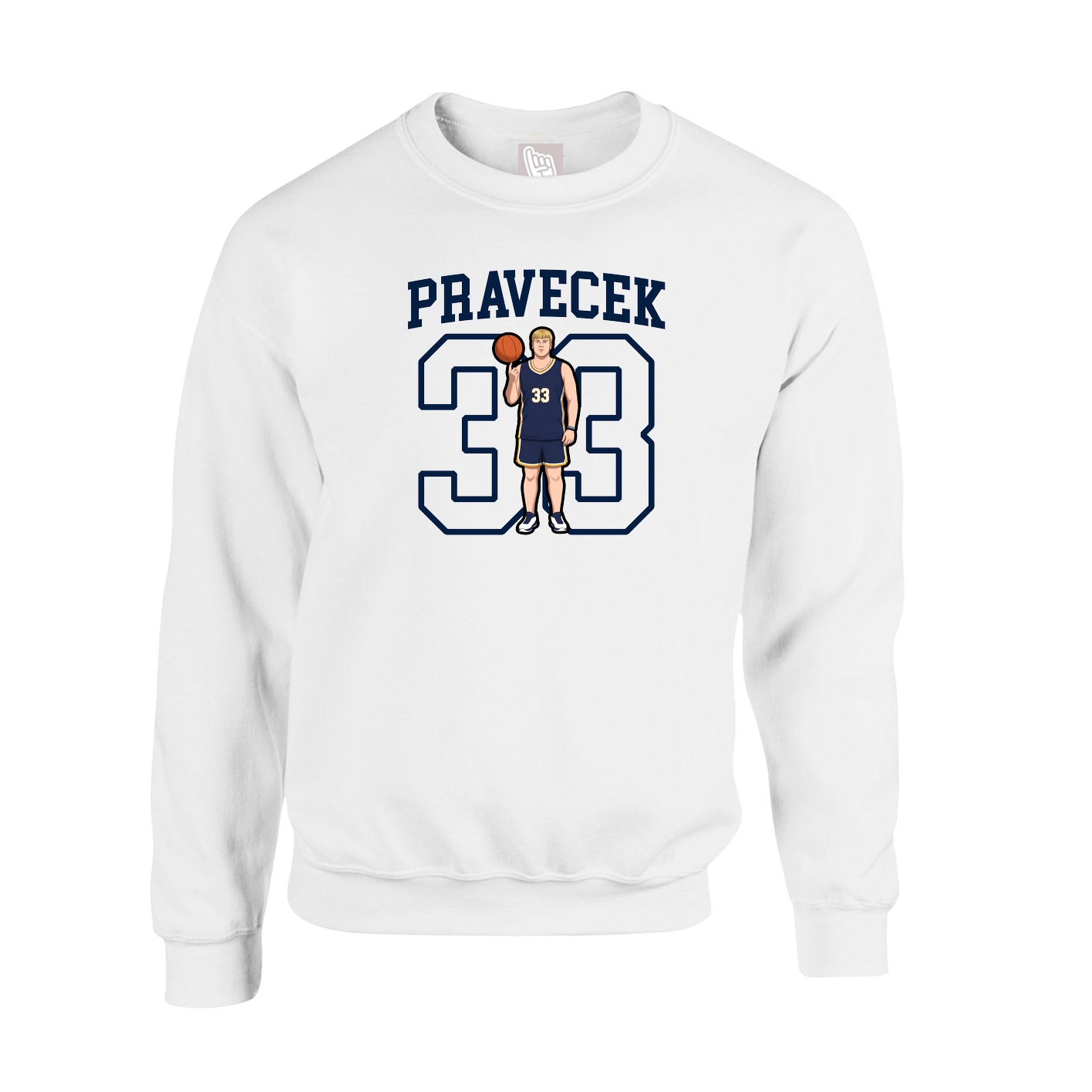 Fleece Crew — Shirsey in White