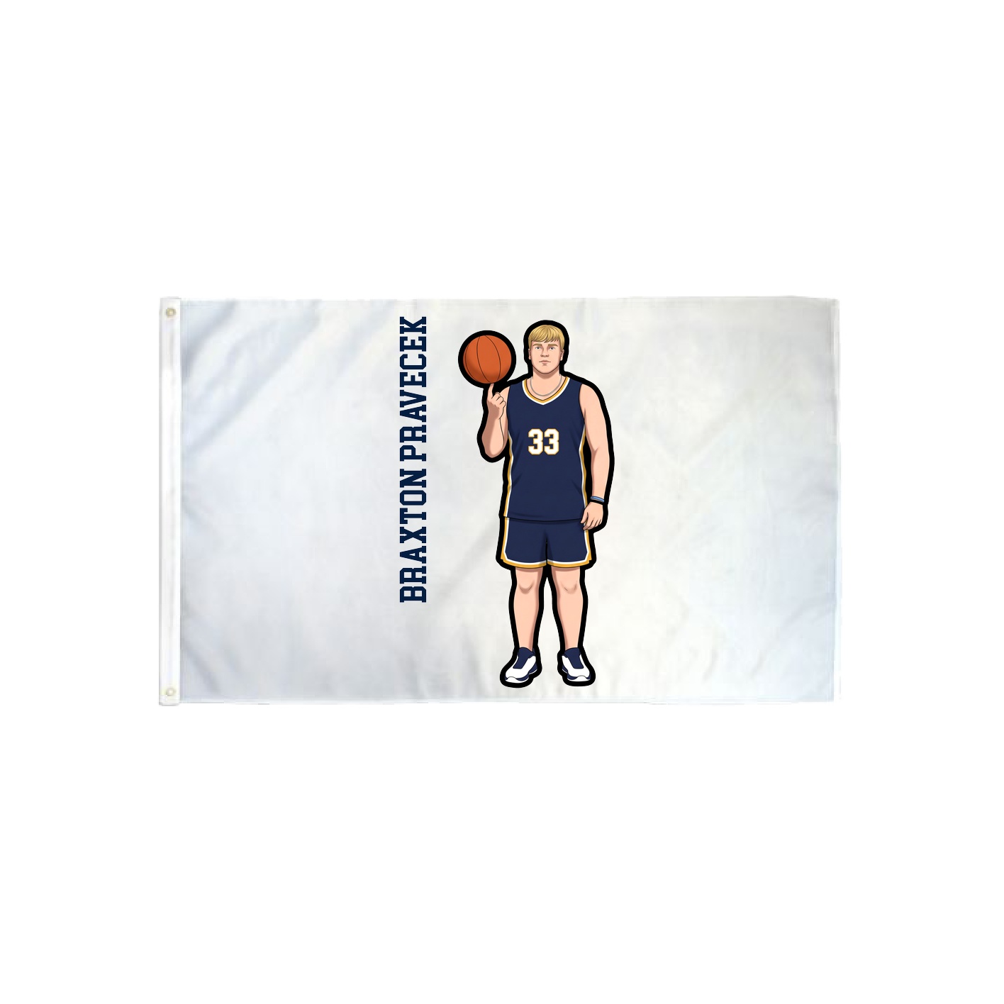 3x5 Flag — Name Vertical in Classic