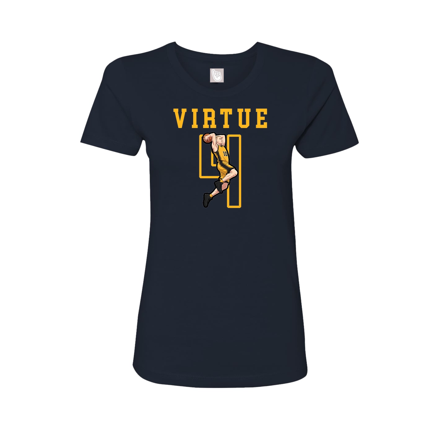 Fitted Women's Tee — Shirsey in Navy