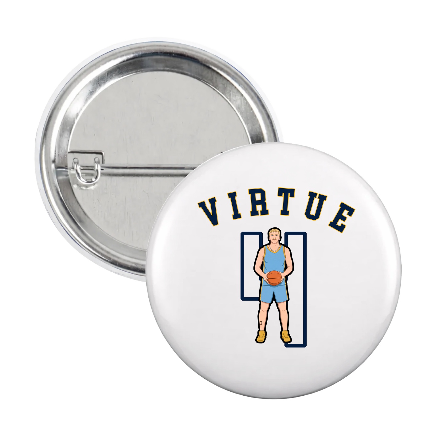 Game Day Button — Shirsey Arch in White