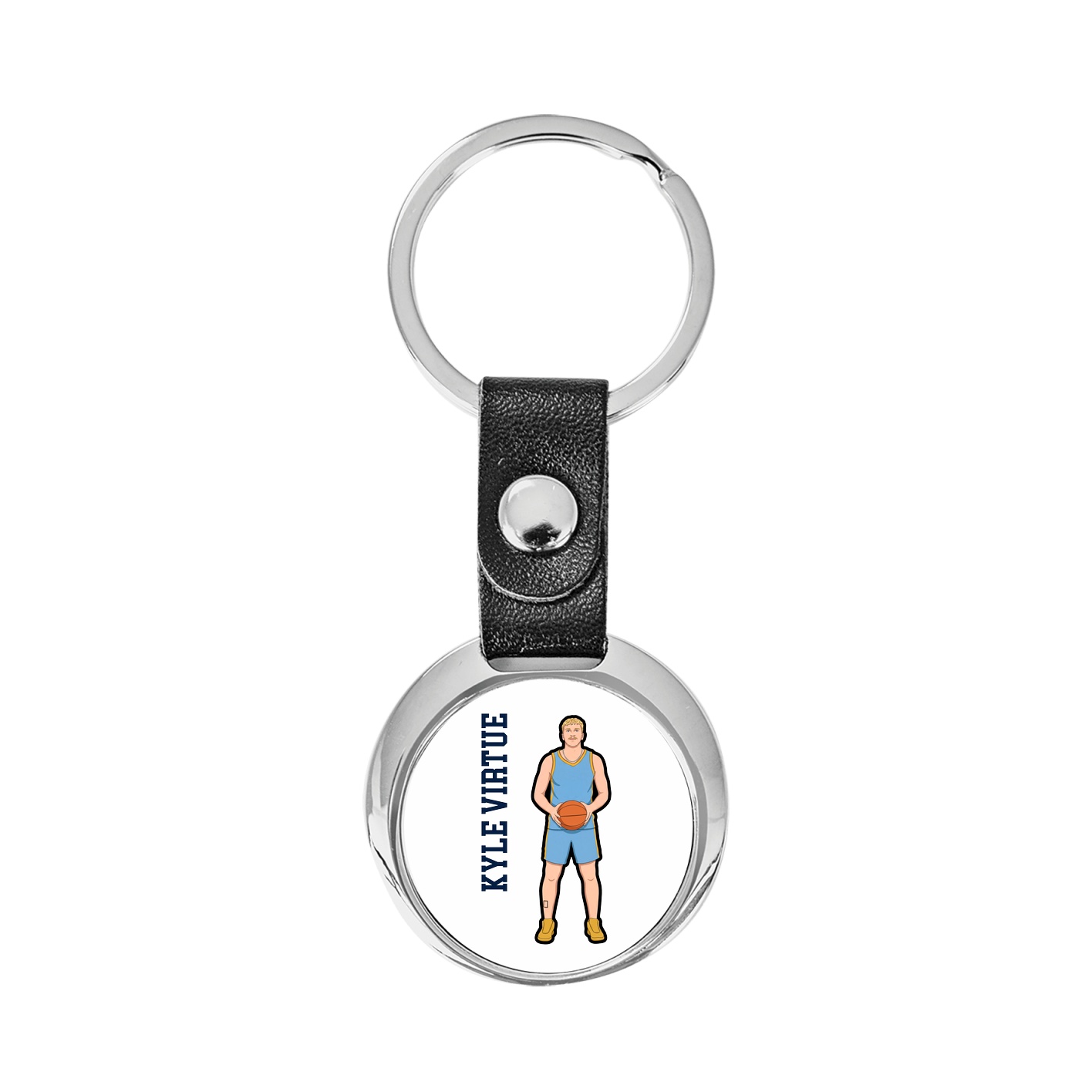 Key Chain — Name Vertical in Classic