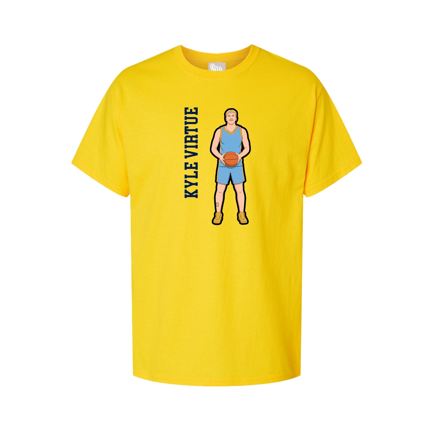 Youth Tee — Name Vertical in Gold