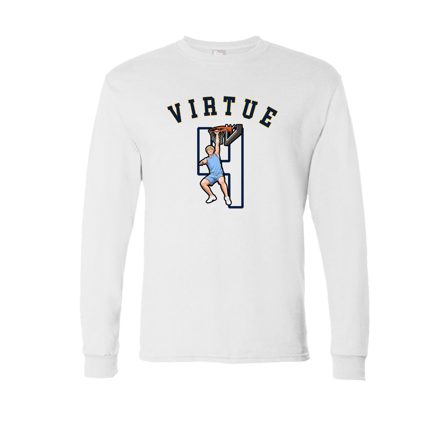 Long Sleeve Tee — Shirsey Arch in White