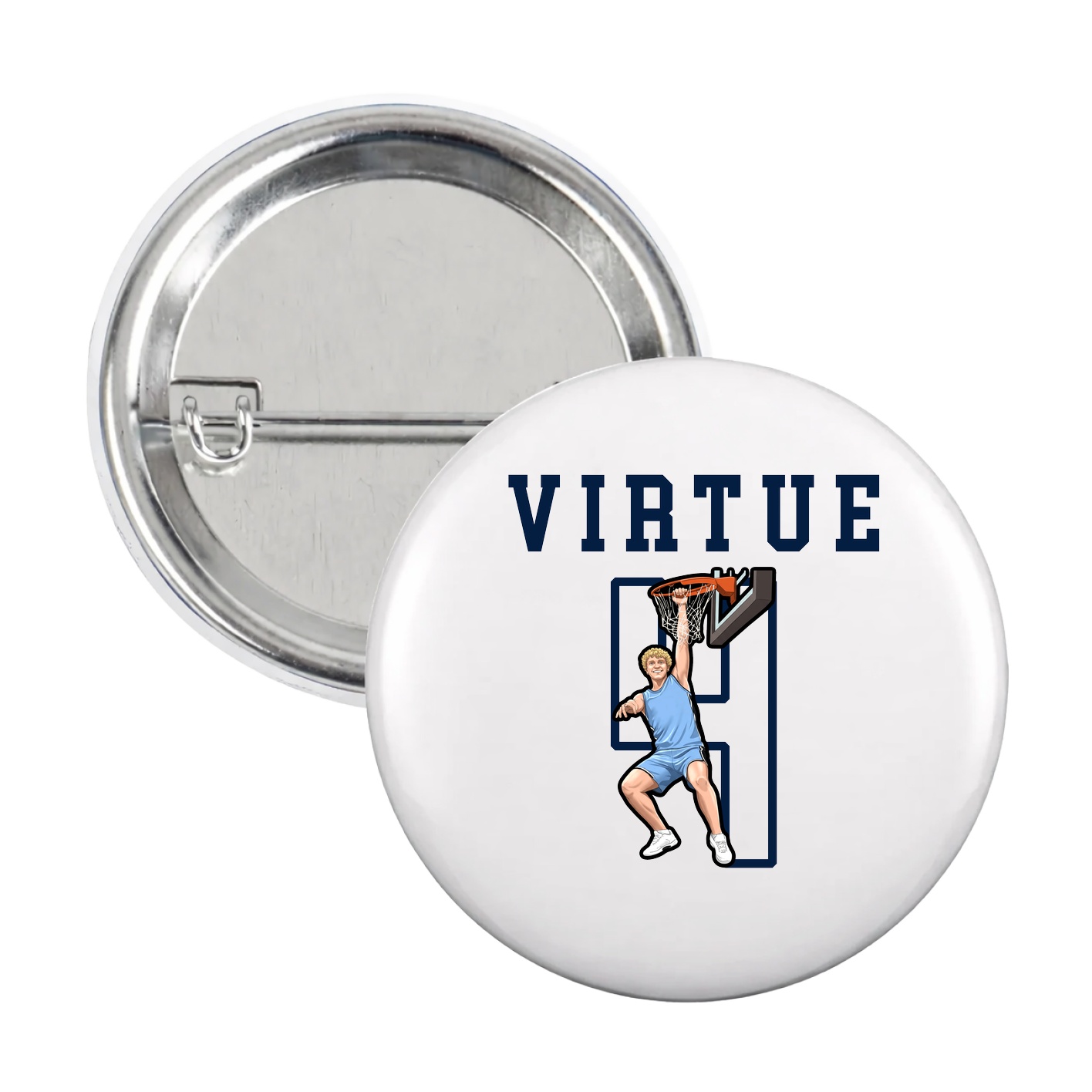 Game Day Button — Shirsey in White