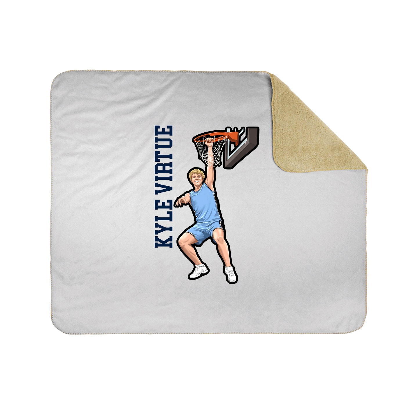 50x60 Sherpa Lined Throw Blanket