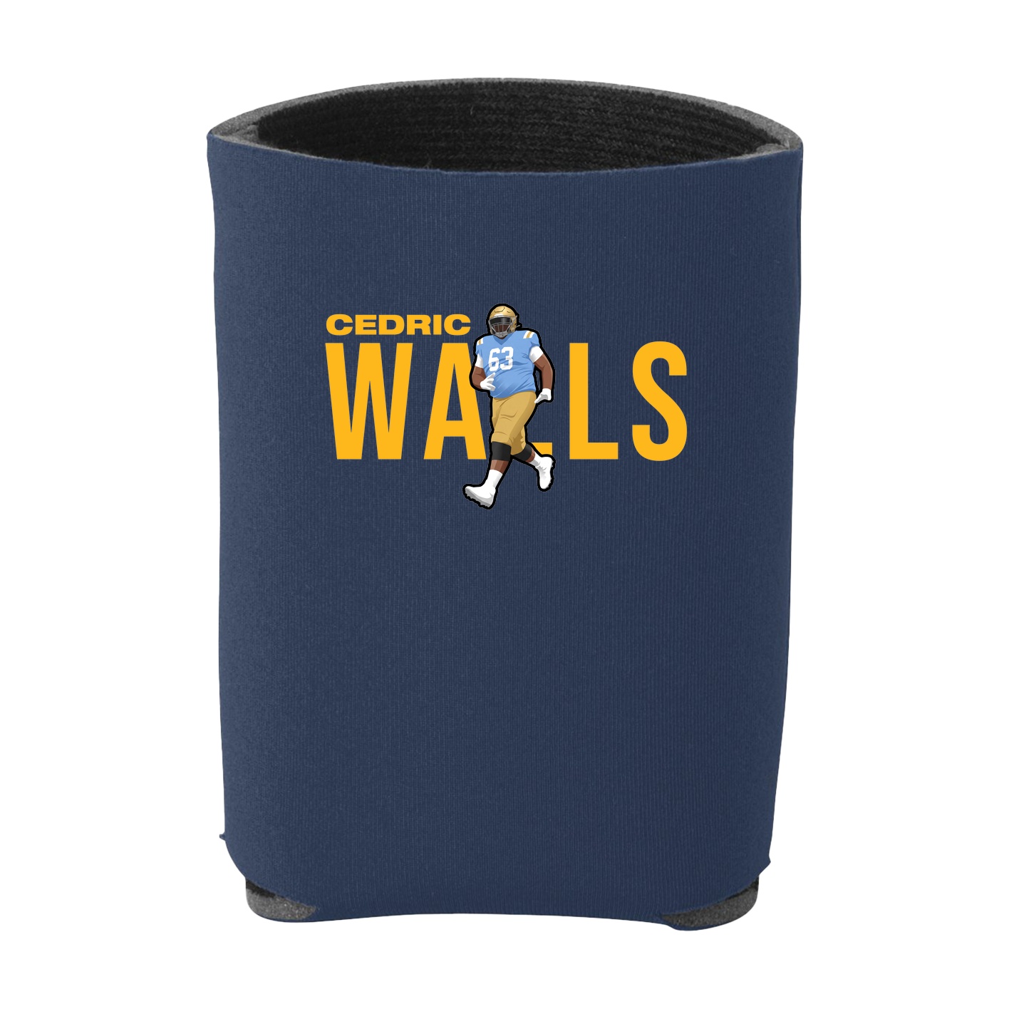 Can Holder — Player Name in Navy