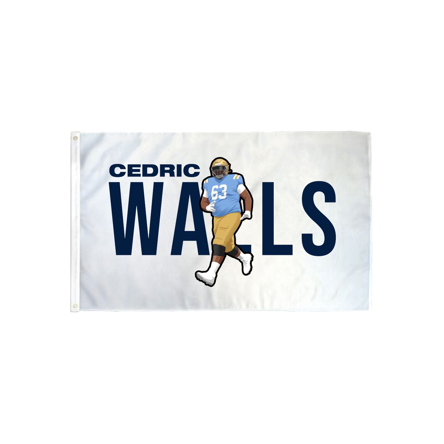 3x5 Flag — Player Name in Classic