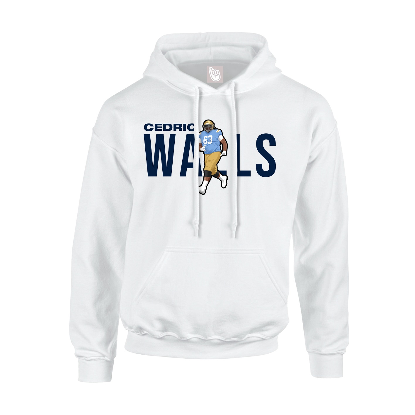 Hoodie — Player Name in White