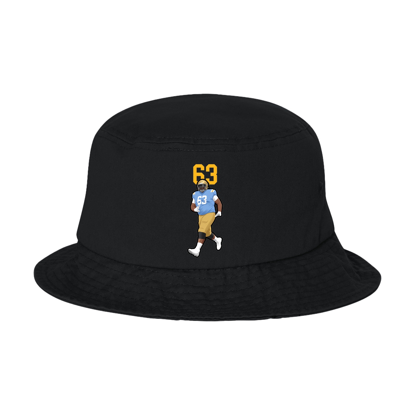 Bucket Cap — Number Top in Black