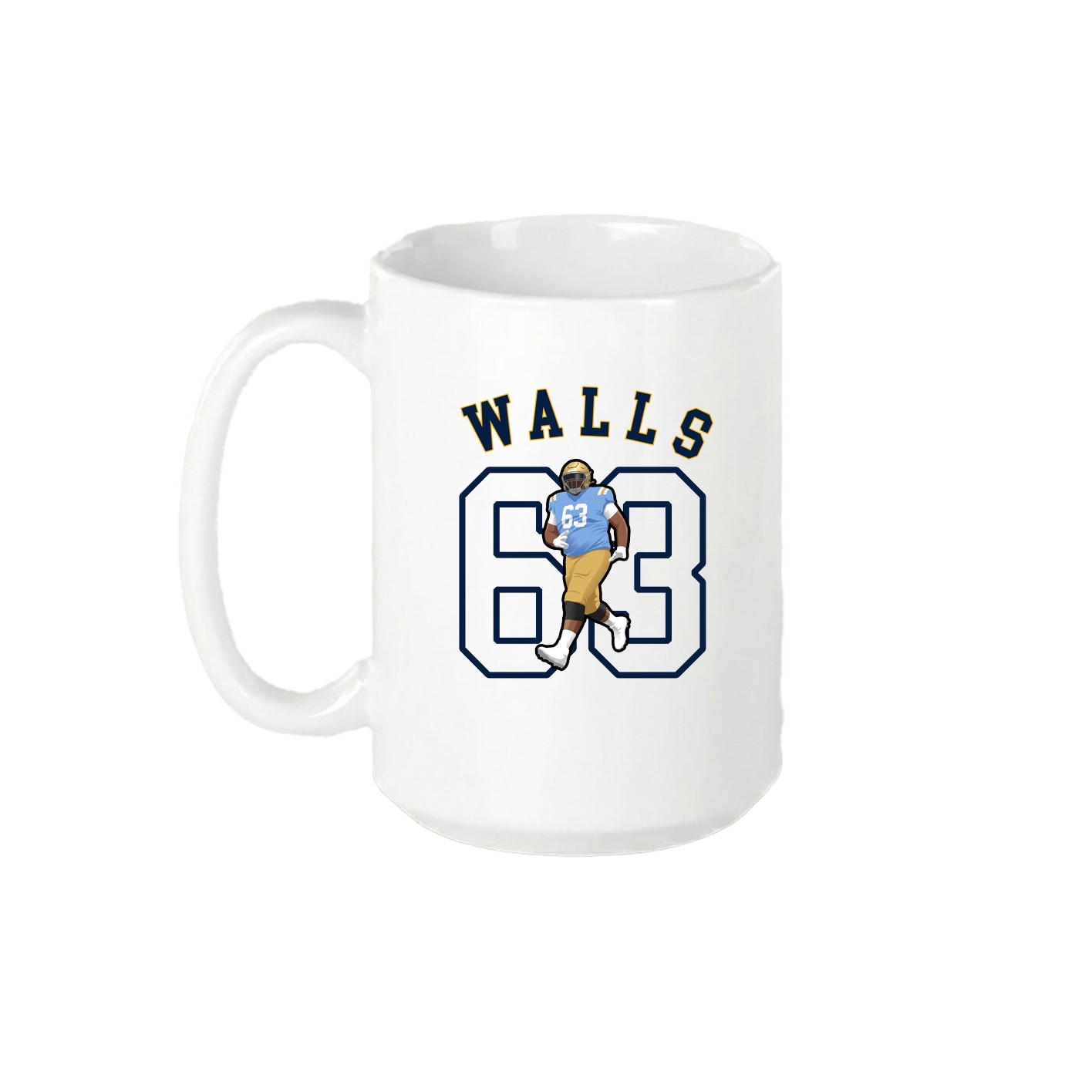 15oz Coffee Mug — Shirsey Arch in White