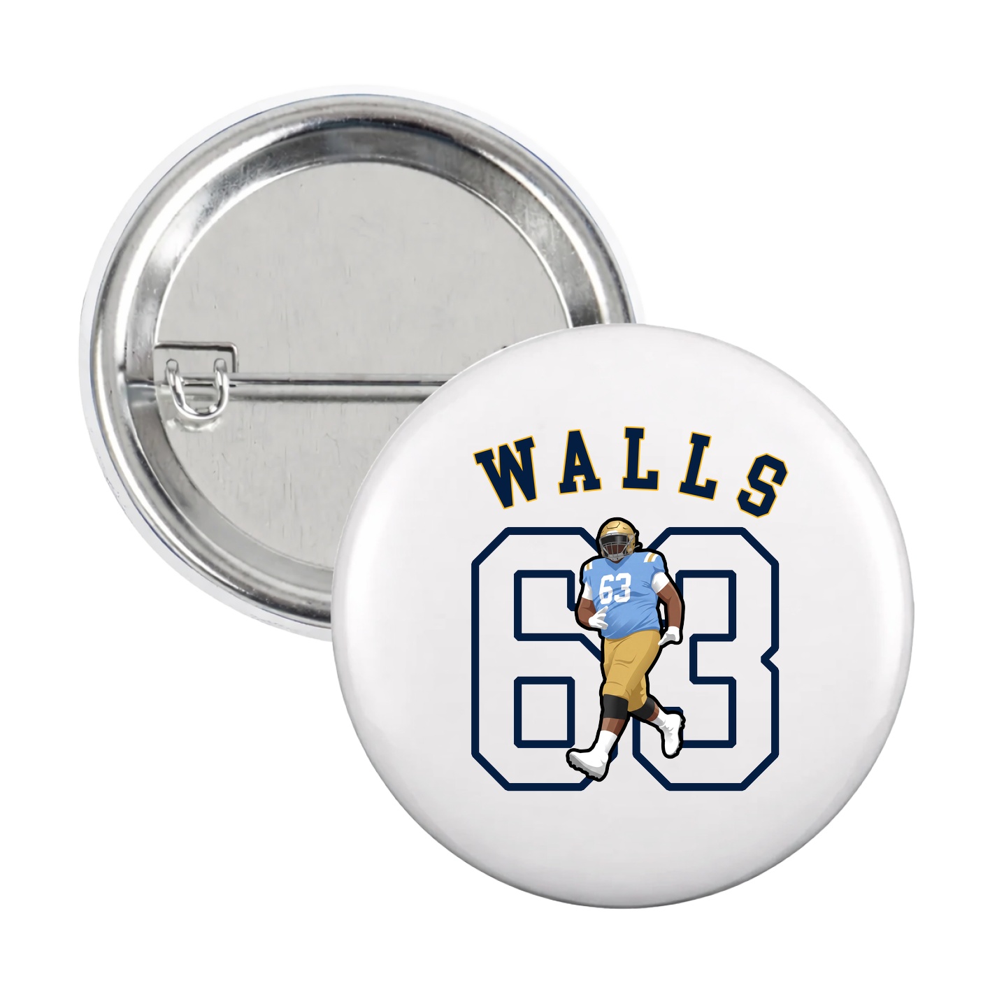 Game Day Button — Shirsey Arch in White