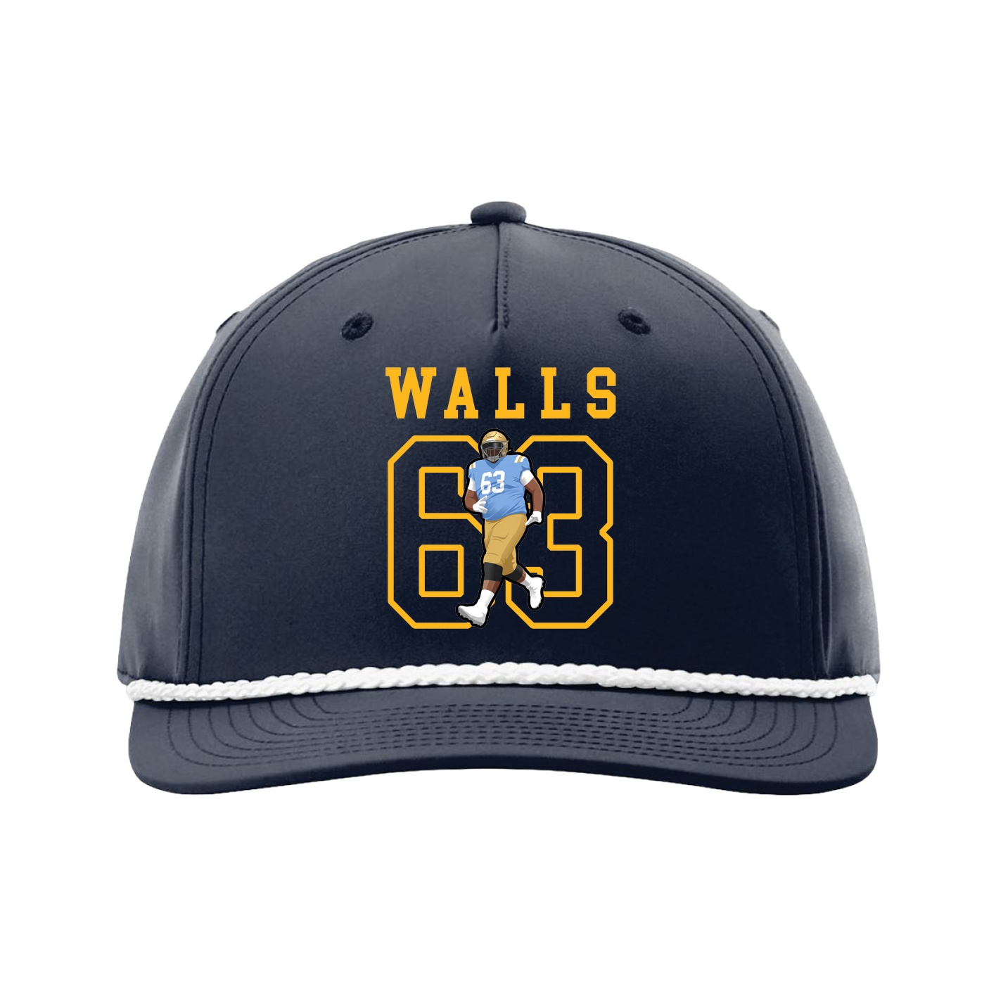 Five-Panel Classic Rope Cap — Shirsey in Navy