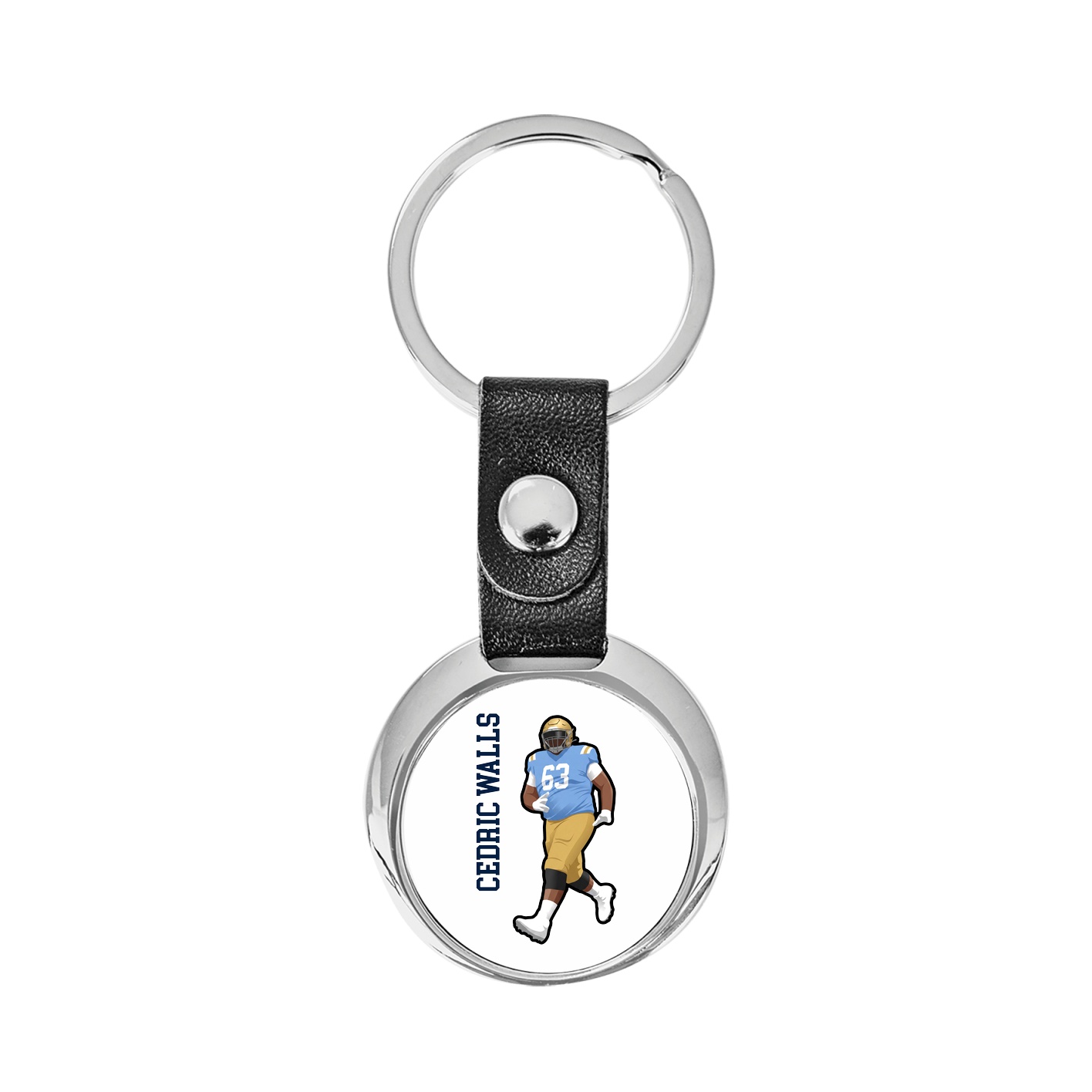 Key Chain — Name Vertical in Classic