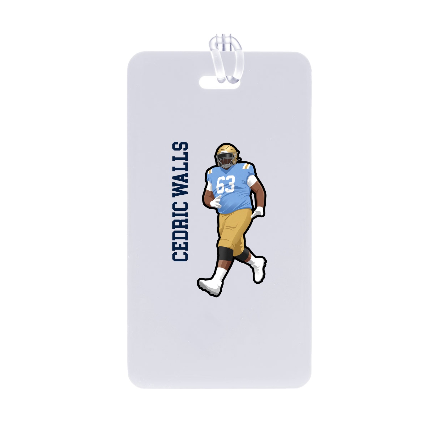 Bag Tag — Name Vertical in Classic