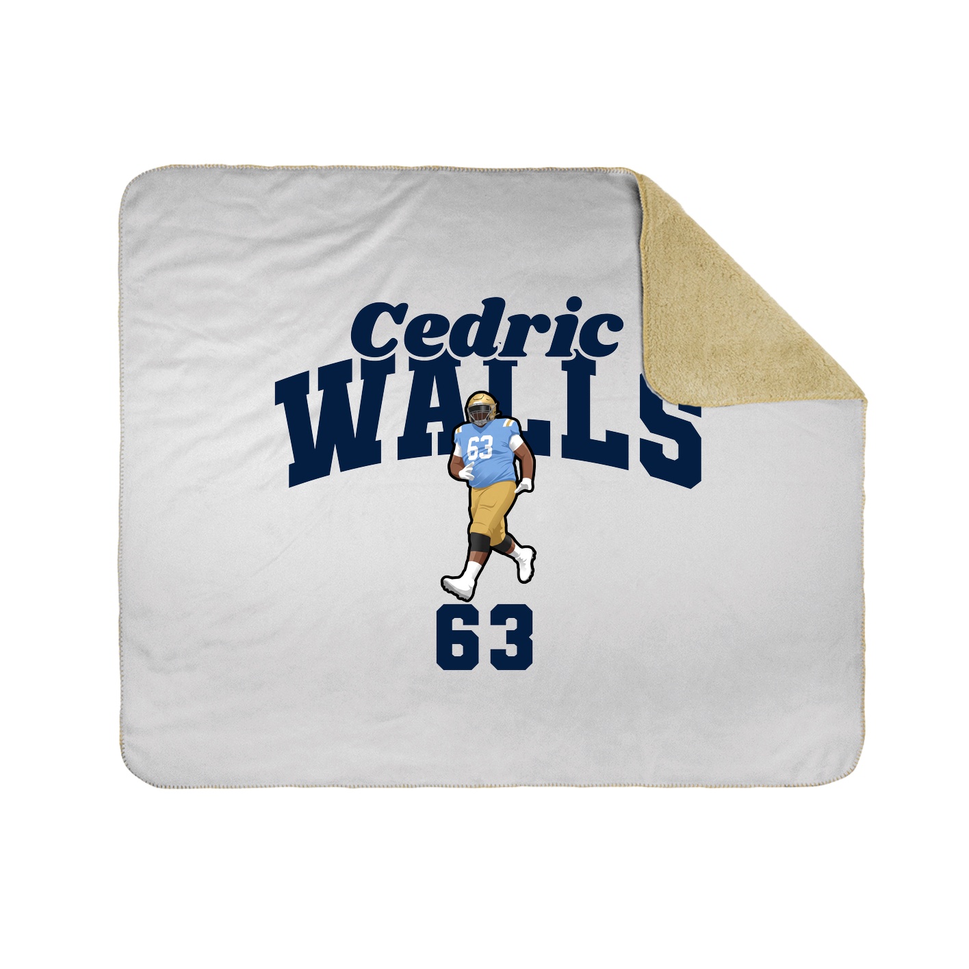 Throw Blanket — Signature Arch in White