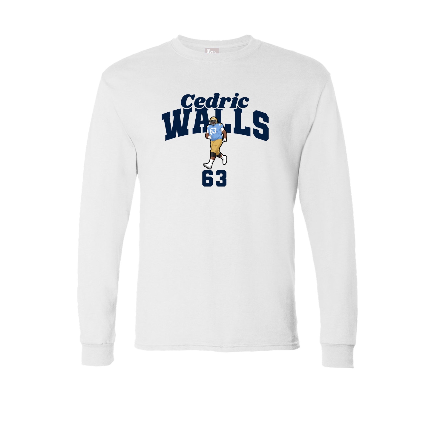 Long Sleeve Tee — Signature Arch in White