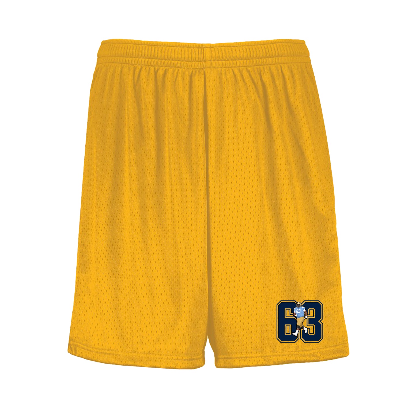 Shorts — Number in Gold