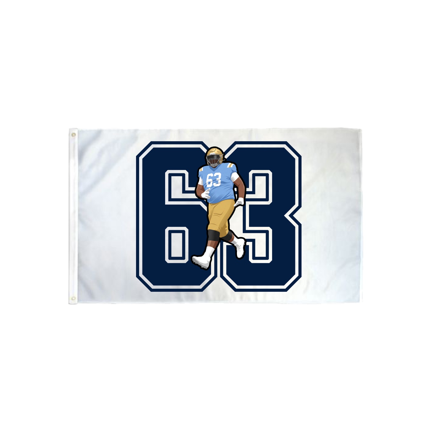 3x5 Flag — Number in Classic