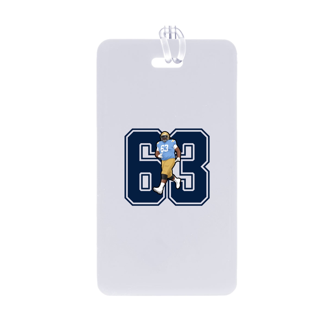 Bag Tag — Number in Classic