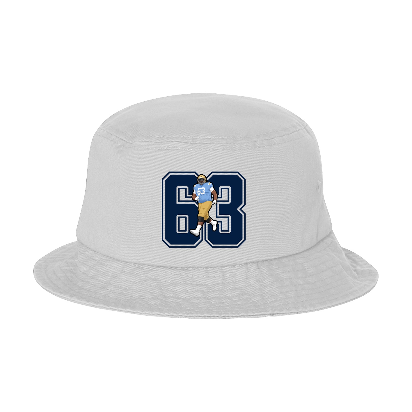 Bucket Cap — Number in White