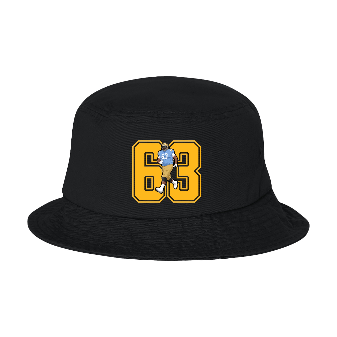 Bucket Cap — Number in Black