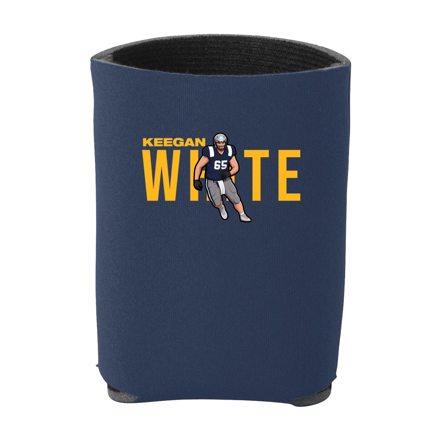 Can Holder — Player Name in Navy