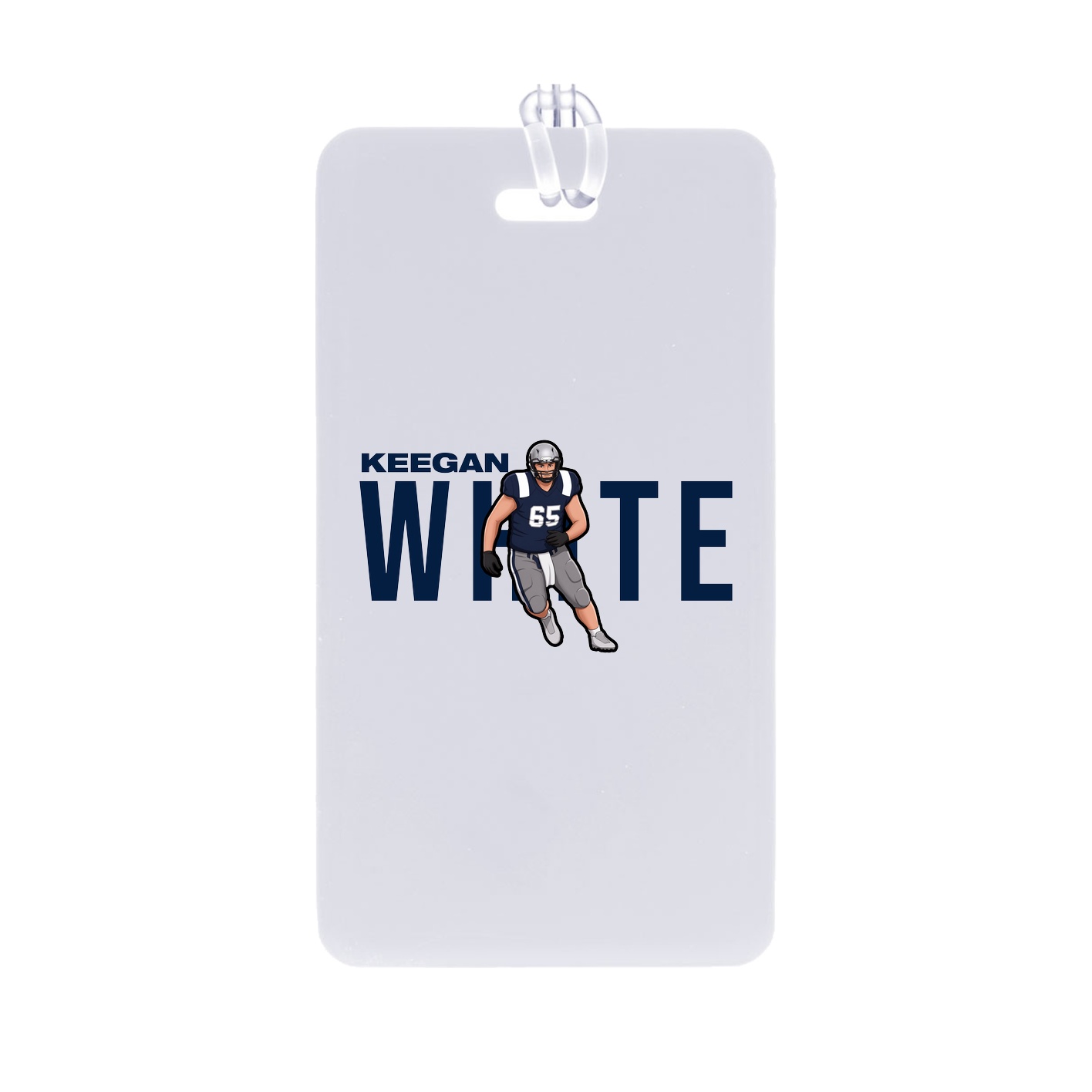 Bag Tag — Player Name in Classic