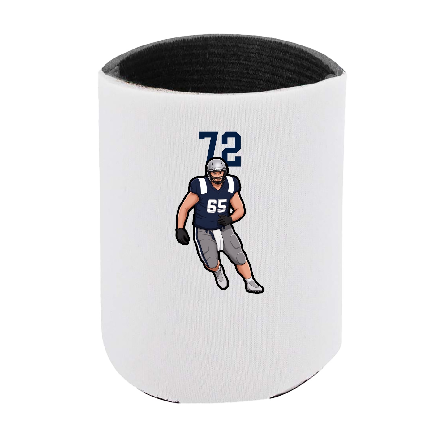 Can Holder — Number Top in White