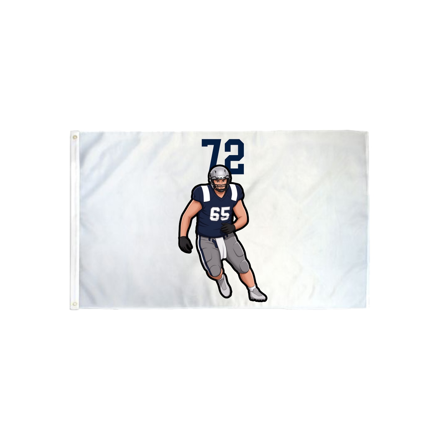3x5 Flag — Number Top in Classic