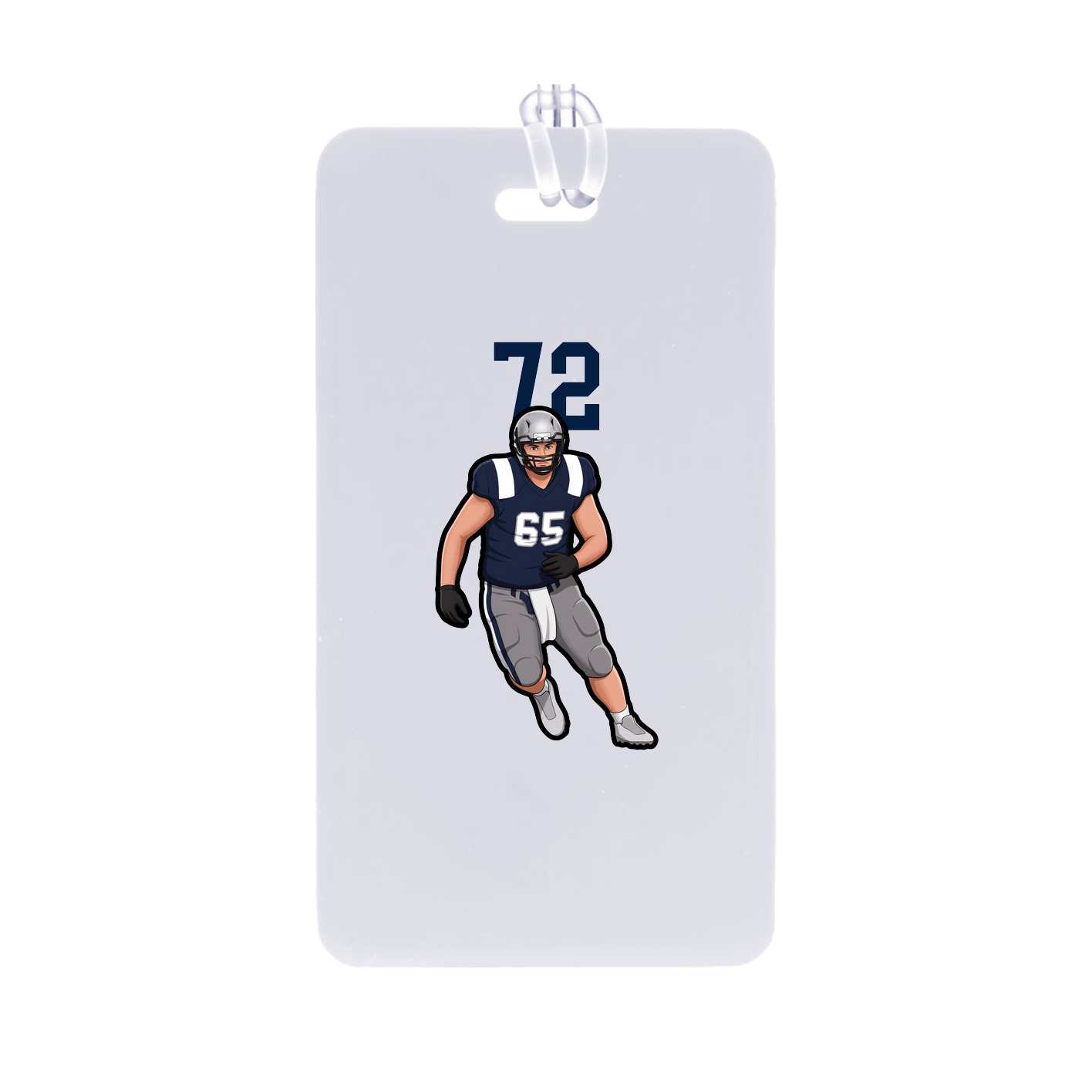 Bag Tag — Number Top in Classic