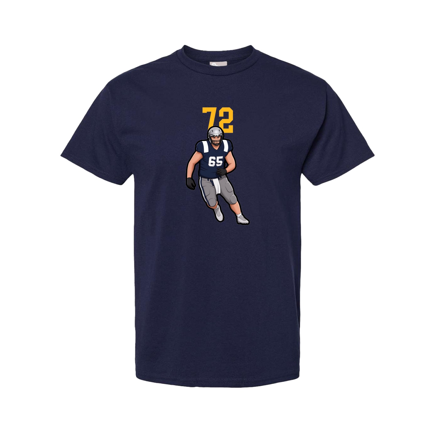 Tee — Number Top in Navy