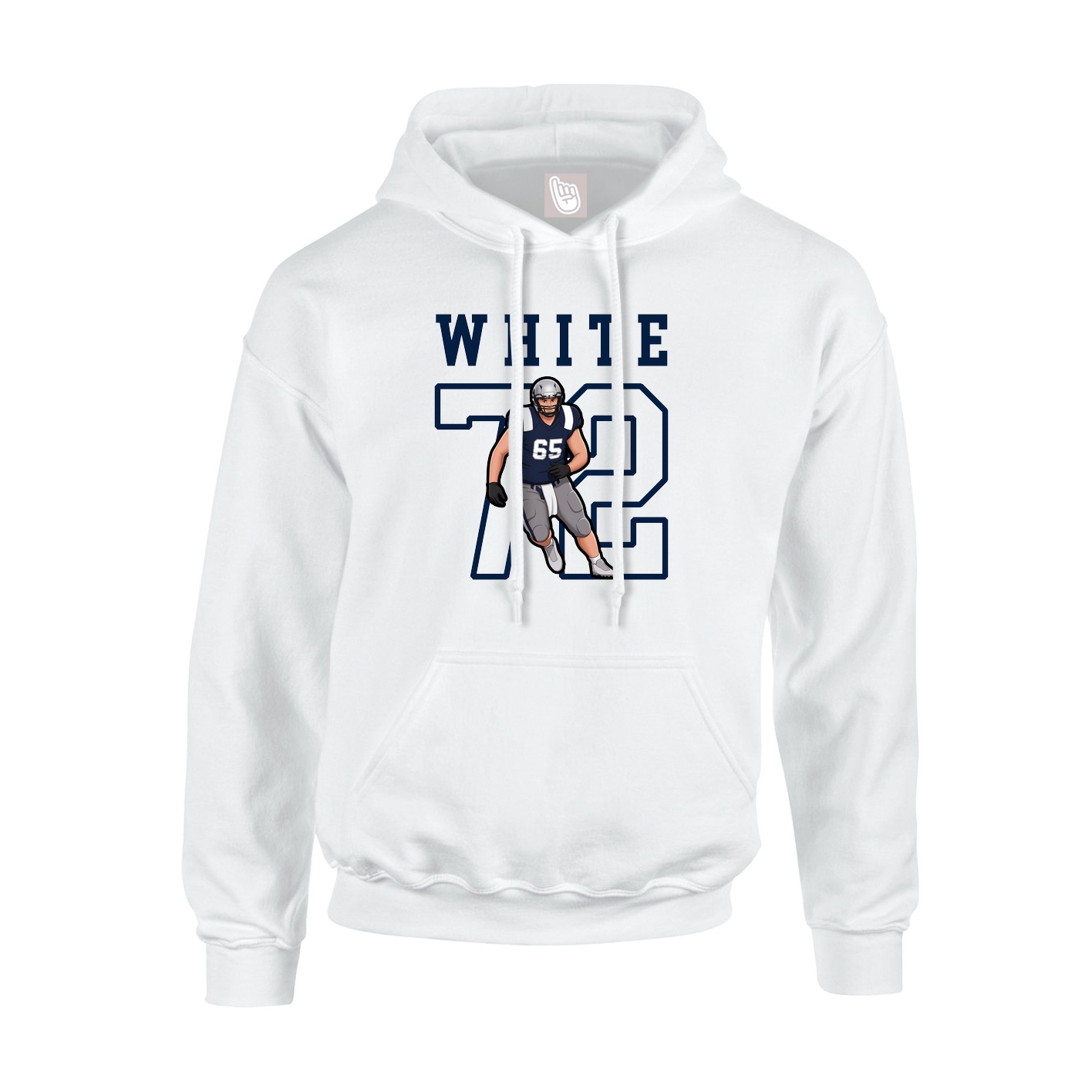 Youth Hoodie — Shirsey in White