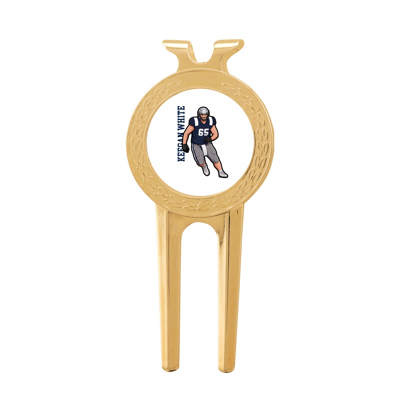 Divot Tool with Ball Marker — Name Vertical in Classic