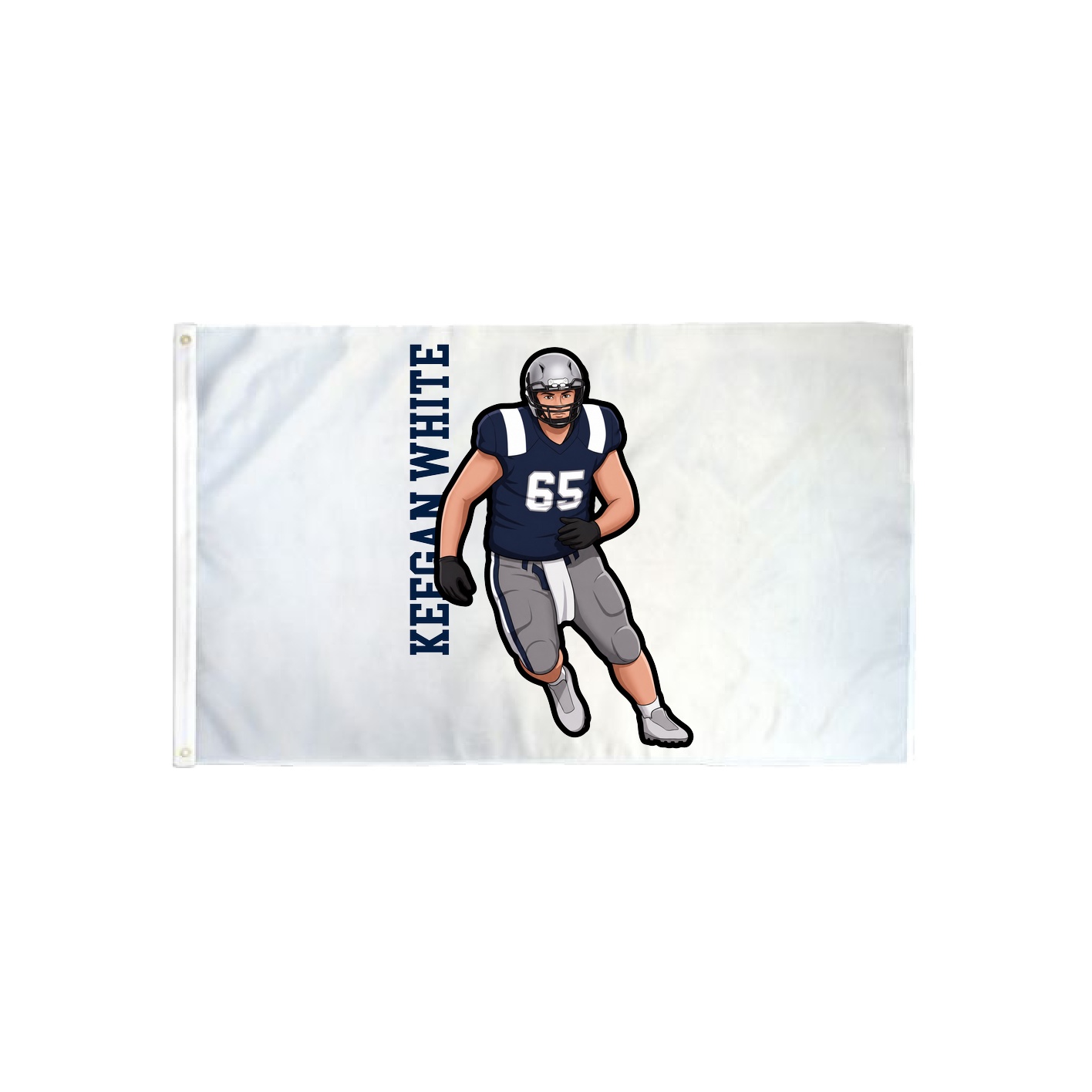 3x5 Flag — Name Vertical in Classic