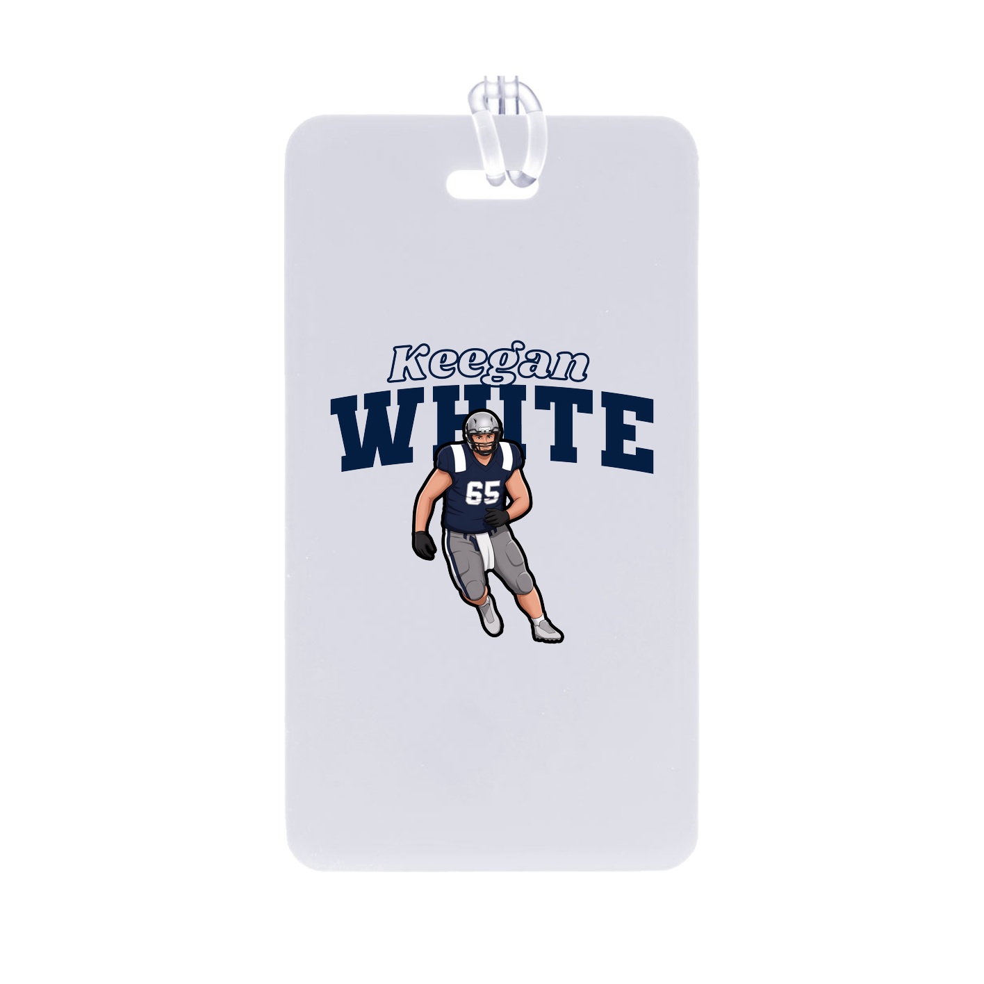 Bag Tag — Name Arch in Classic
