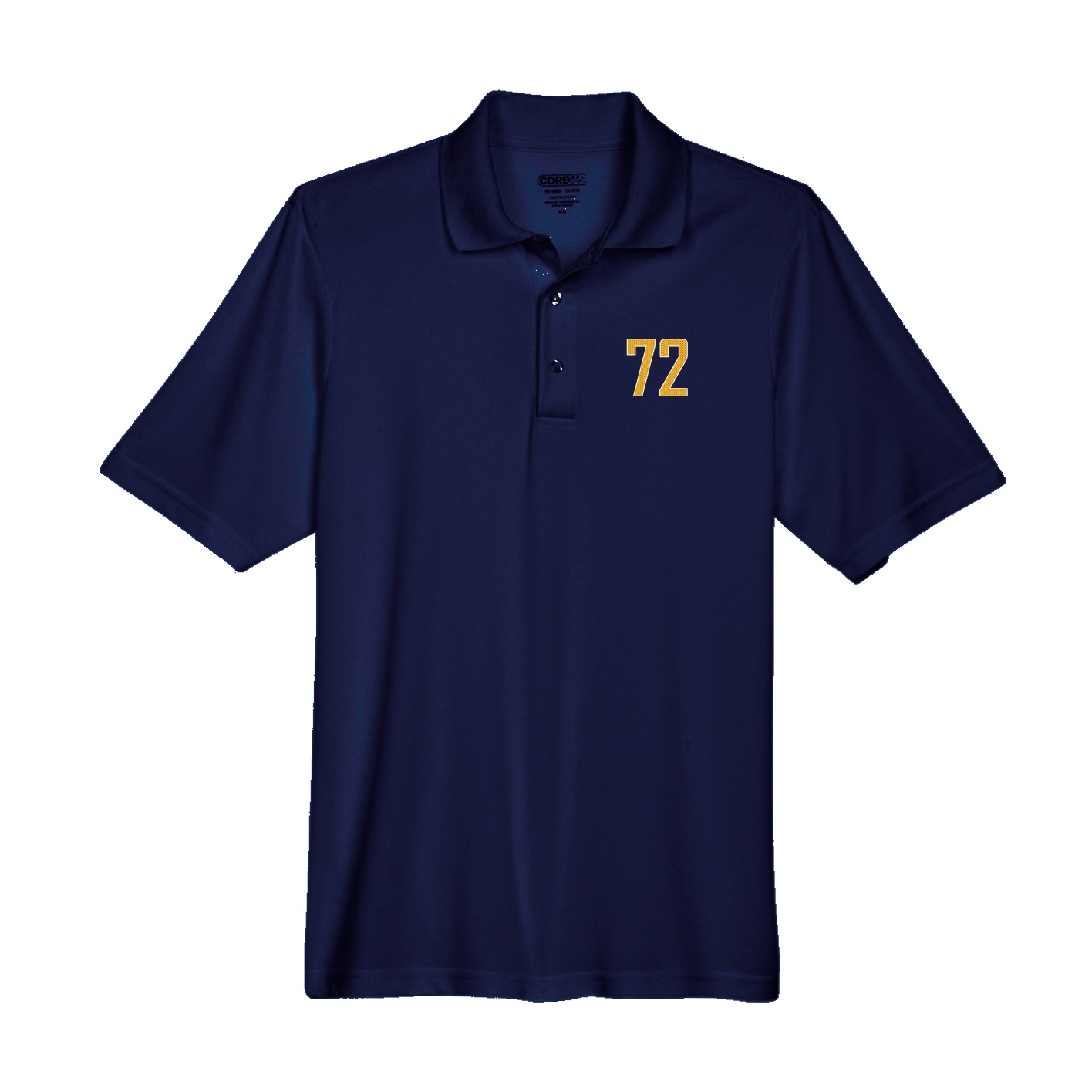 Performance Polo — Front Shirsy in Navy