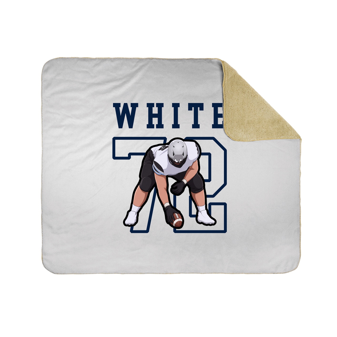 Throw Blanket — Shirsey in White