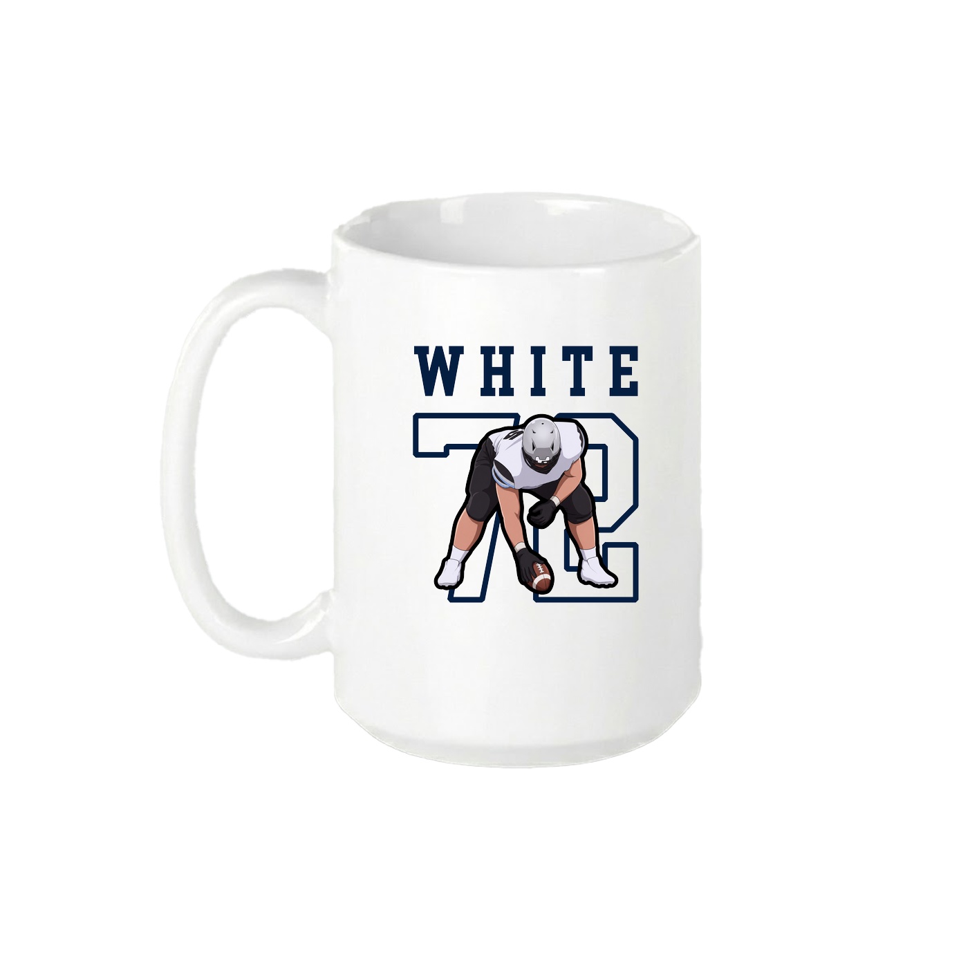 15oz Coffee Mug — Shirsey in White