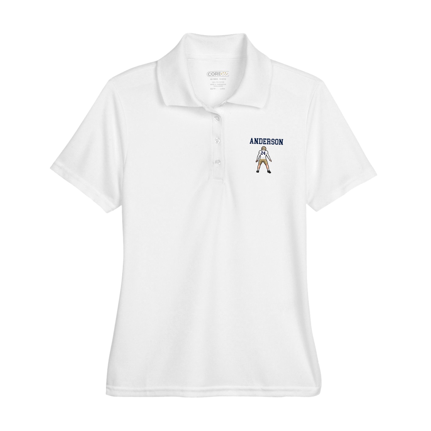Womens Performance Polo — Shirsey in White