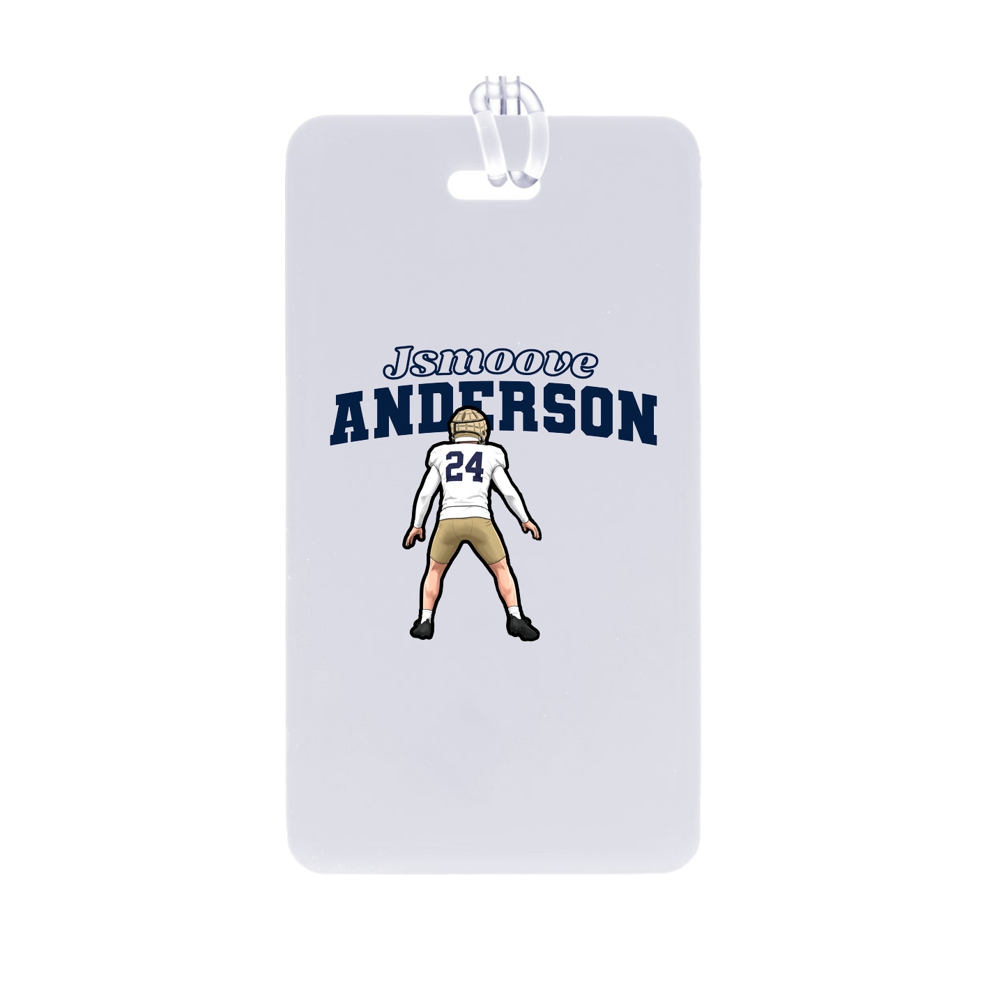 Bag Tag — Name Arch in Classic