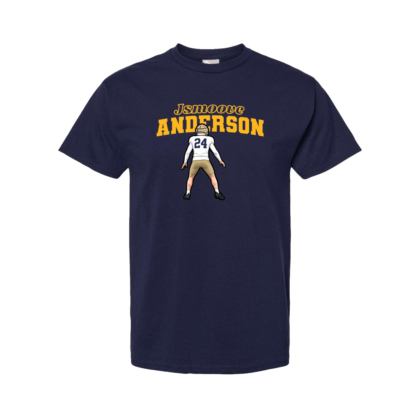 Tee — Name Arch in Navy