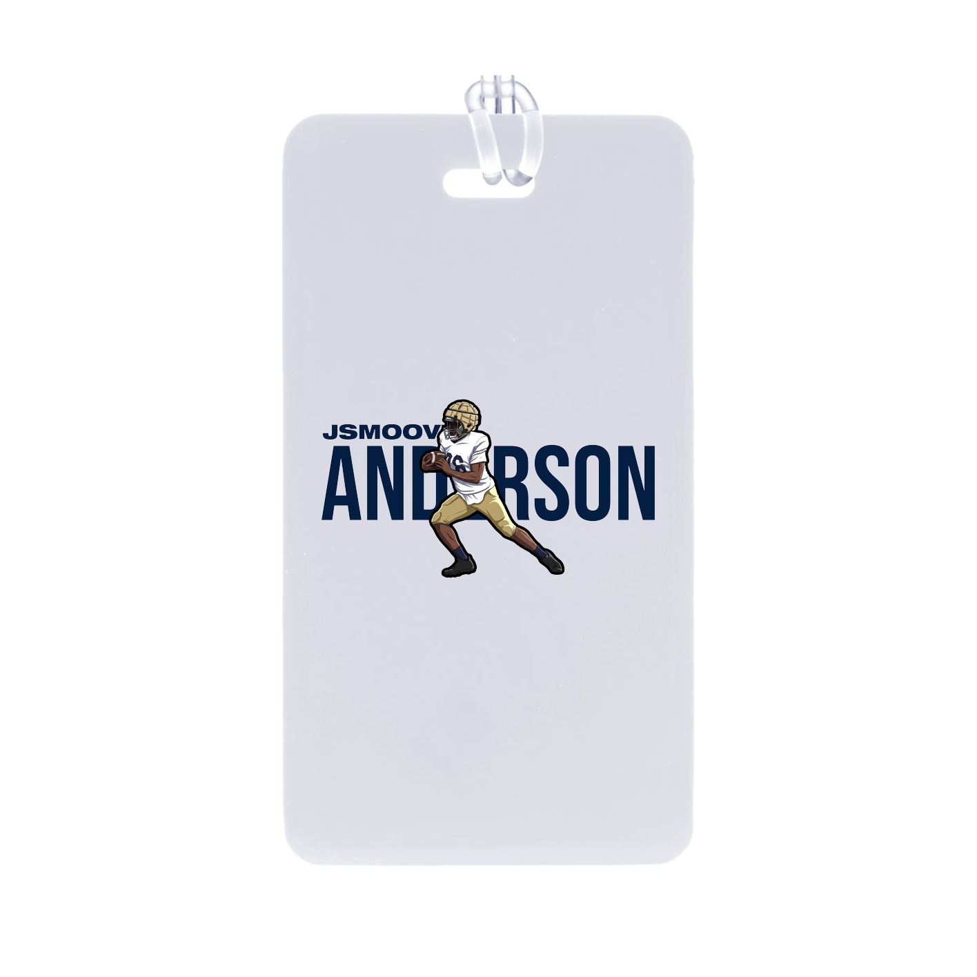 Bag Tag — Player Name in Classic