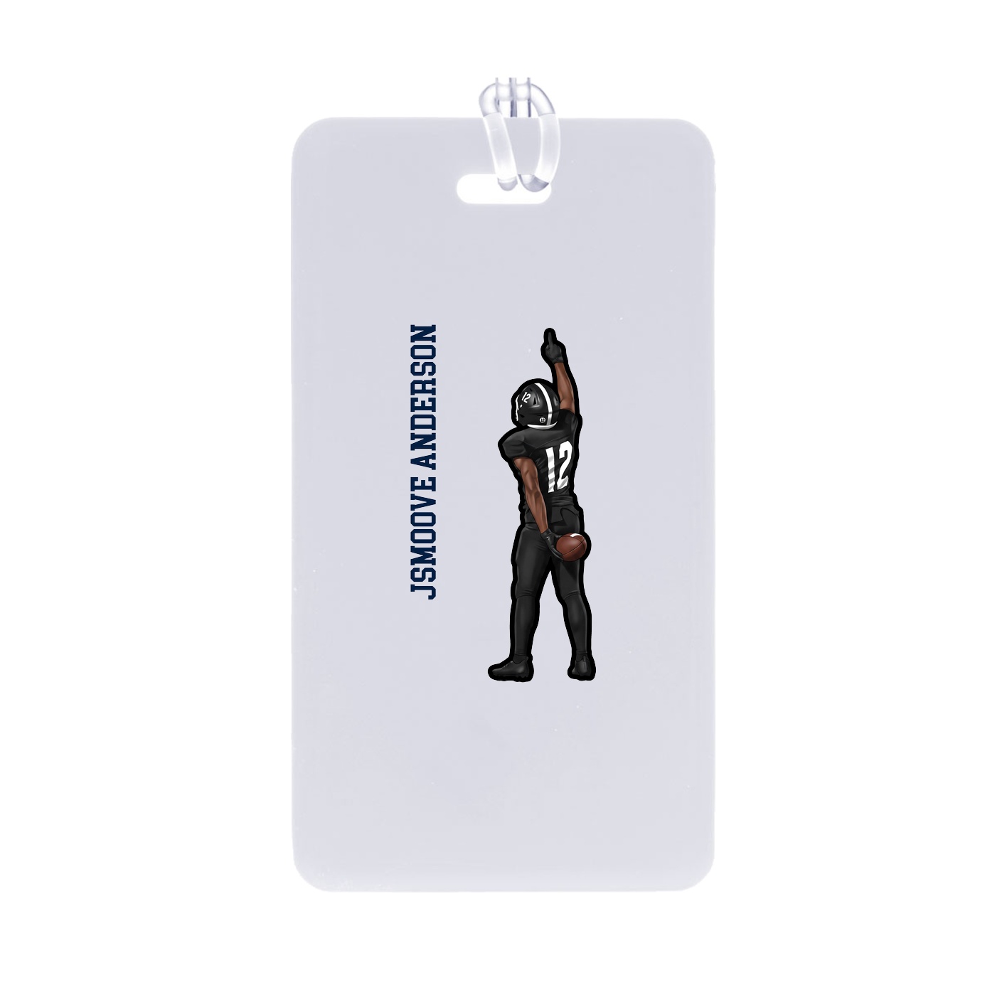 Bag Tag — Name Vertical in Classic