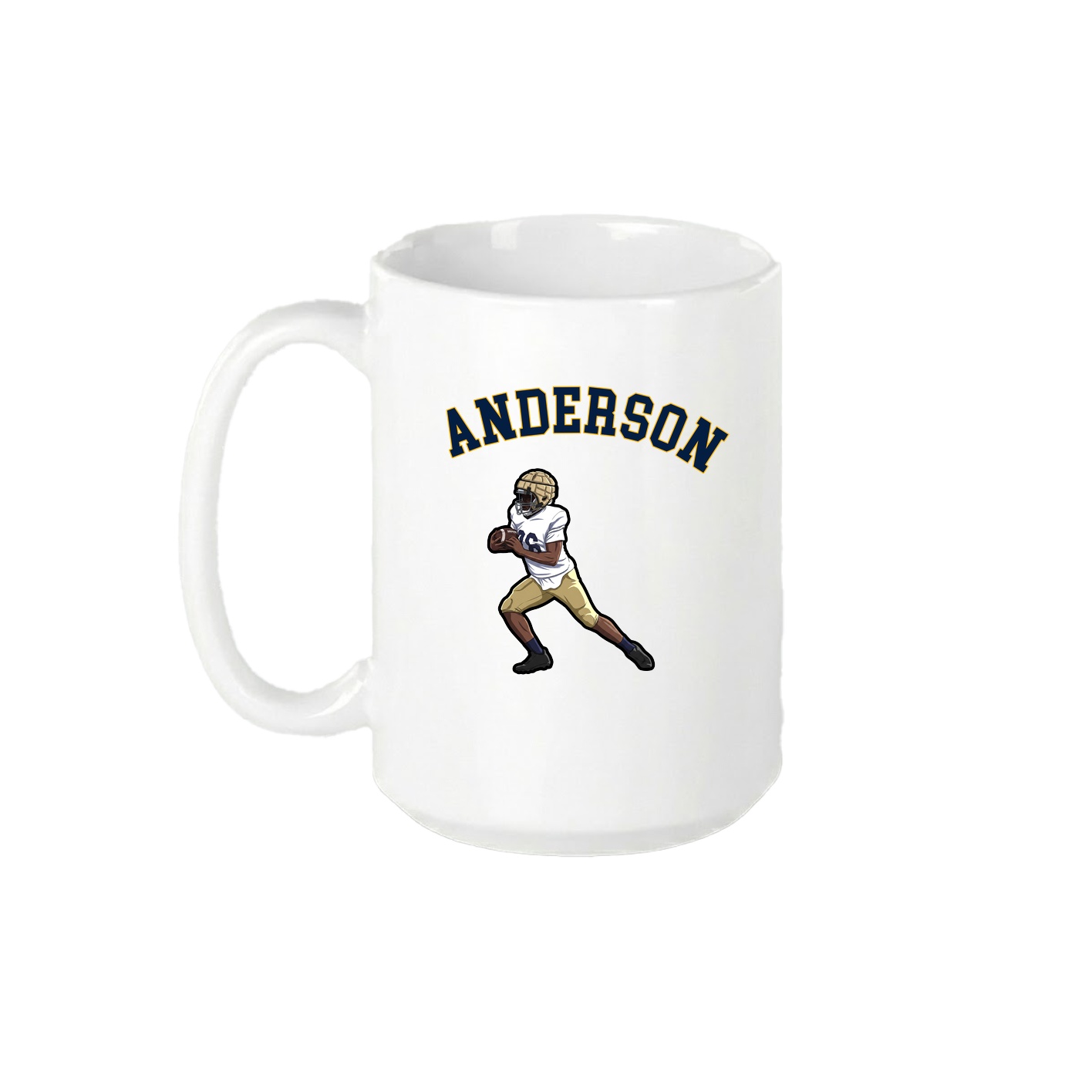 15oz Coffee Mug — Shirsey Arch in White