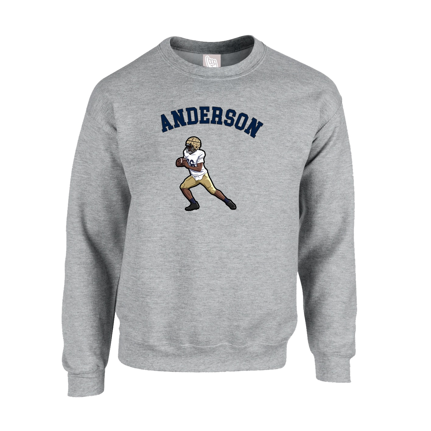 Fleece Crew — Shirsey Arch in Grey