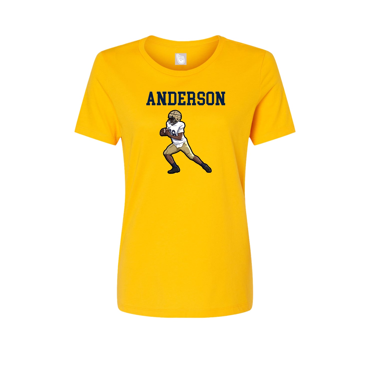 Fitted Women's Tee — Shirsey in Gold