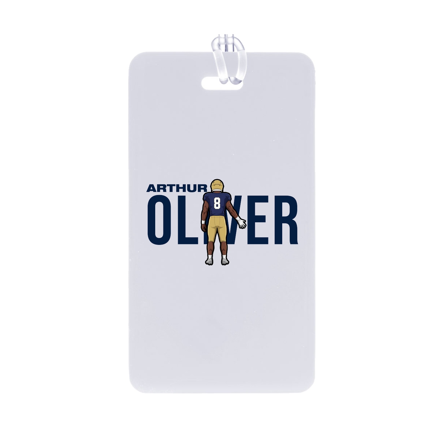 Bag Tag — Player Name in Classic